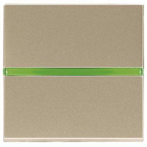 Выключатель одноклавишный ABB Zenit 16A 250V с подсветкой шампань 2CLA220150N1901