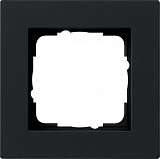 Рамка 1-постовая Gira E2 черный матовый 0211095