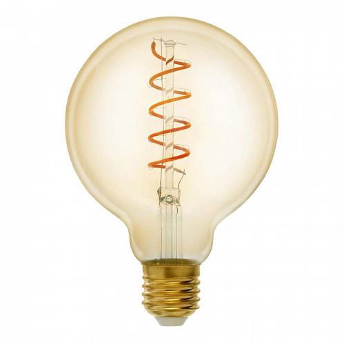 Лампа светодиодная филаментная Hiper E27 6W 2400K янтарная HL-2212