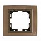 Рамка 1-постовая Mono Electric Chrome бронза 106-430000-160 - фото №1