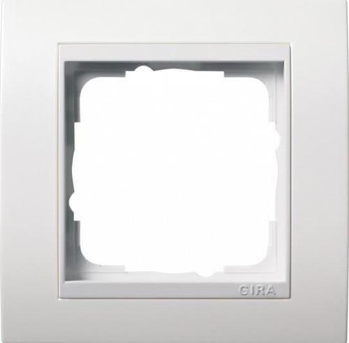 Рамка 1-постовая Gira Event белый глянцевый/белый глянцевый 0211803