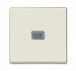Выключатель одноклавишный ABB Basic55 10A 250V с подсветкой chalet-белый 2CKA001012A2185 - фото №1