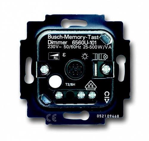 Диммер клавишный для л/н г/л ABB BJE 500W 2CKA006560A1207