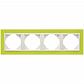 Рамка 4-постовая Efapel Logus 90 Animato зеленый/лед 90940 TDG - фото №1