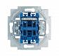 Выключатель жалюзи двухклавишный однополюсный ABB BJE 10A 250V без фиксации 2CKA001413A1103 - фото №1