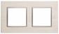 Рамка 2-постовая ЭРА Elegance 14-5202-04 Б0034548 - фото №1