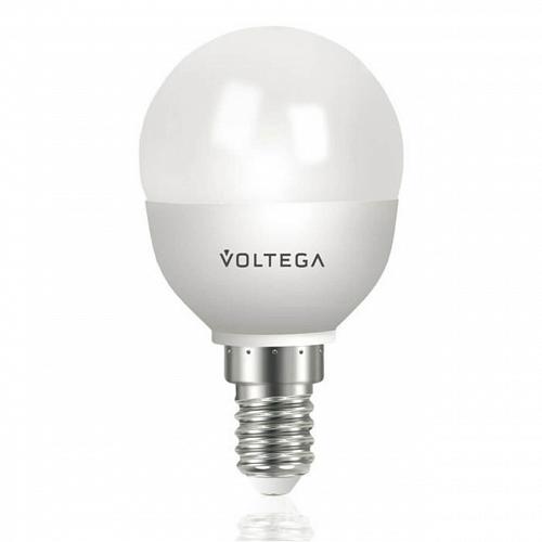 Лампа светодиодная Voltega E14 5.4W 4000К шар матовый VG4-G2E14cold5W 5748