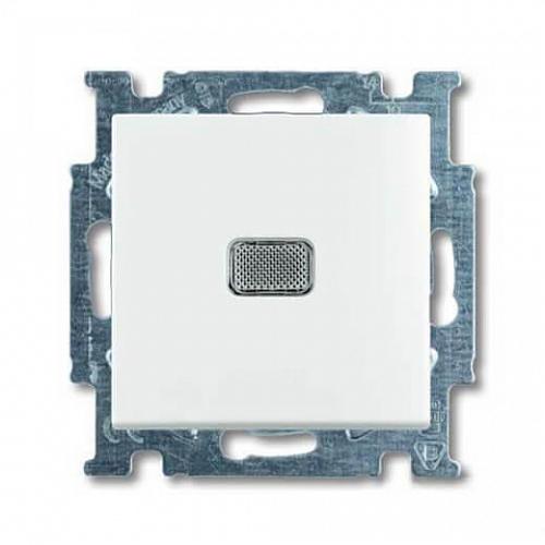 Переключатель одноклавишный ABB Basic55 10A 250V с подсветкой альпийский белый 2CKA001012A2143