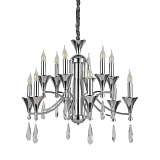 Подвесная люстра Lumina Deco Libero LDP 1230-12 CHR