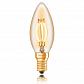 Лампа светодиодная филаментная диммируемая E14 4W 2200K золотая 057-097 - фото №1