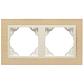 Рамка 2-постовая Efapel Logus 90 Arbore бук/жемчуг 90920 TFP - фото №1
