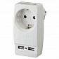 Сетевой разветвитель ЭРА SP-1e-USB-W Б0026332 - фото №1
