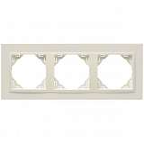 Рамка 3-постовая Efapel Logus 90 Animato бежевый/бежевый 90930 TMM