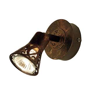 Споты с одним плафоном в восточном стиле