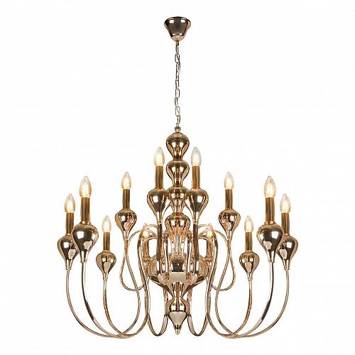 Подвесная люстра iLamp Lady 88003-8+4 GD