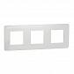 Рамка 3-постовая Schneider Electric Unica New NU280618 - фото №1