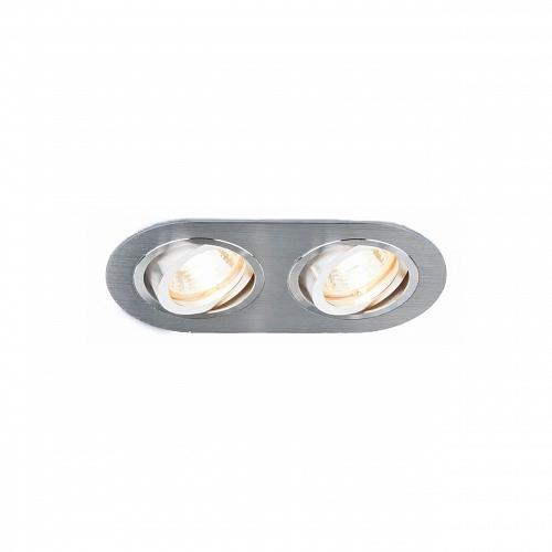 Встраиваемый светильник Elektrostandard 1061/2 MR16 SL серебро a036418