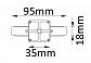 Соединитель линейный однофазный Crystal Lux CLT 0.211 01 WH - фото №2