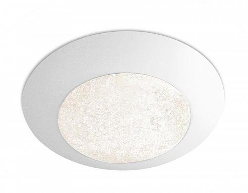 Потолочный светодиодный светильник Ambrella light Orbital Crystal Sand FS1250 WH/SD 48W D390