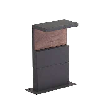 Ландшафтные светильники деревянного цвета