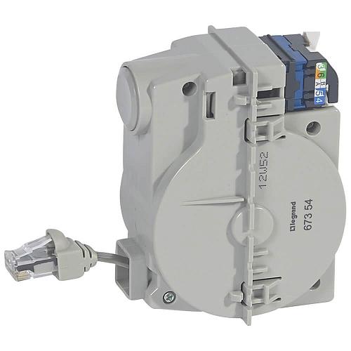 Розетка компьютерная RJ45 Legrand Celiane 6 кат UTP с вытяжным шнуром 067354