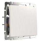 Выключатель Werkel одноклавишный проходной перламутровый рифленый W1112013 4690389160820