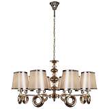 Подвесная люстра iLamp Brooklyn P2401-8 Nickel