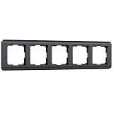 Рамка на 5 постов Werkel Stream графит W0052104 4690389162510