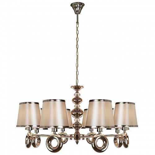 Подвесная люстра iLamp Brooklyn P2401-8 Nickel