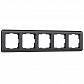 Рамка на 5 постов Werkel Stream графит W0052104 4690389162510 - фото №1