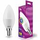 Лампа светодиодная REV C37 Е14 9W 2700K теплый свет свеча 32410 2 - фото №1