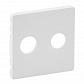 Лицевая панель Legrand Valena Life розетки TV-SAT белая 754820 - фото №1