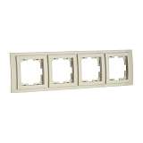 Рамка 4-постовая Mono Electric Larissa крем 103-171700-163