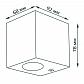 Уличный настенный светильник Gauss Cube GD158 - фото №2