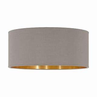 Плафоны и абажуры серо-коричневого цвета