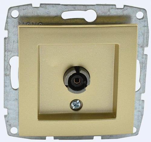 Розетка TV проходная Mono Electric Despina/ Larissa универсальная экран титан 500-002205-137