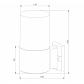 Уличный настенный светильник Elektrostandard Roil 35125/U a055630 - фото №2