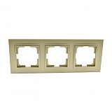 Рамка 3-постовая Mono Electric Despina бронза 102-230000-162