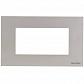 Рамка 4-модульная ABB Zenit итальянский стандарт серебро 2CLA247400N1301 - фото №1