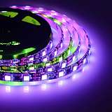 Светодиодная влагозащищенная лента Apeyron 14,4W/m 60Led/m 5050SMD разноцветная 5M 87ЦЛ