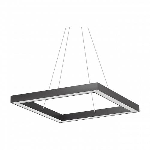 Подвесной светодиодный светильник Ideal Lux Oracle D60 Square Nero 245690
