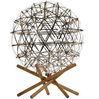 Торшеры на треноге с хромированной поверхностью