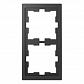 Рамка 2-постовая Schneider Electric Merten D-Life MTN4020-6534 - фото №1
