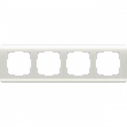 Рамка Werkel Stream на 4 поста перламутровый WL12-Frame-04 4690389123030