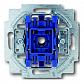 Выключатель кнопочный одноклавишный ABB BJE 10A 250V с N-клеммой 2CKA001413A1104 - фото №1