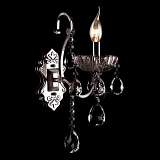 Бра Eurosvet 3108/1 хром/дымчатый хрусталь Strotskis