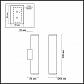 Настенный светильник Odeon Light Dario 4245/2WA - фото №2