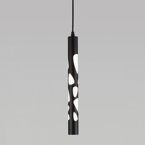 Подвесной светодиодный светильник Elektrostandard DLR037 12W 4200K черный матовый a044557