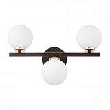 Настенный светильник Lumina Deco Marsiada LDW 6033-3 BK+F.GD