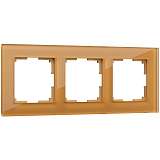 Рамка Werkel Favorit на 3 поста бронзовый WL01-Frame-03 4690389098628